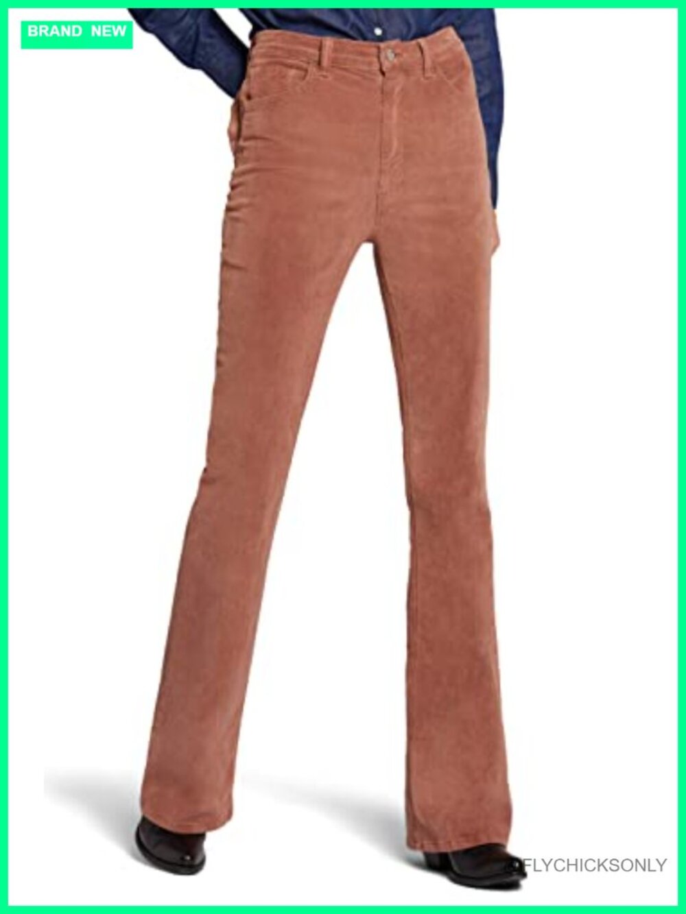 High Rise Boot Cut Denim Flares Fitted Casual Jeans